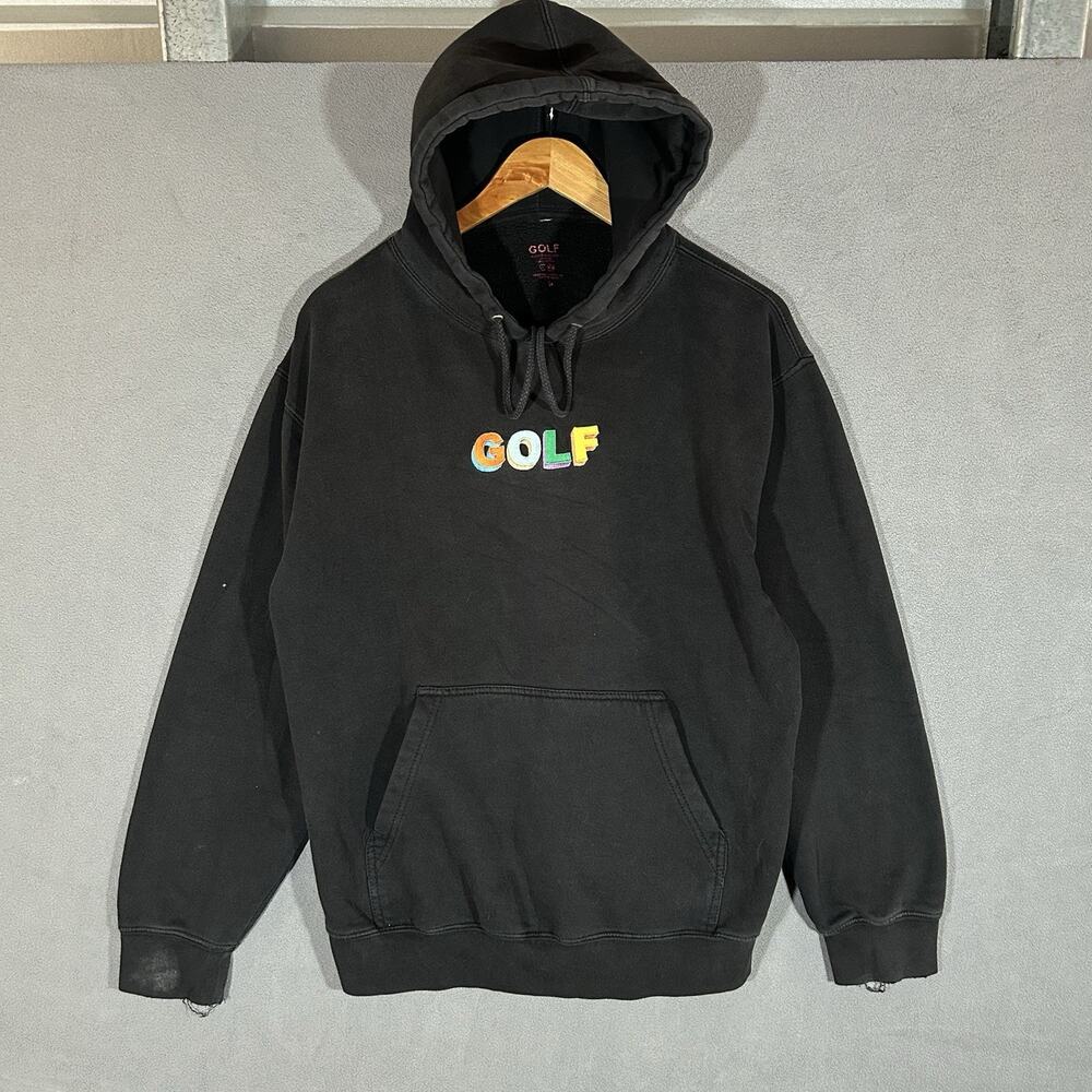 Golf Wang Tyler The Creator Men’s Medium Black Multicolor Logo Hoodie